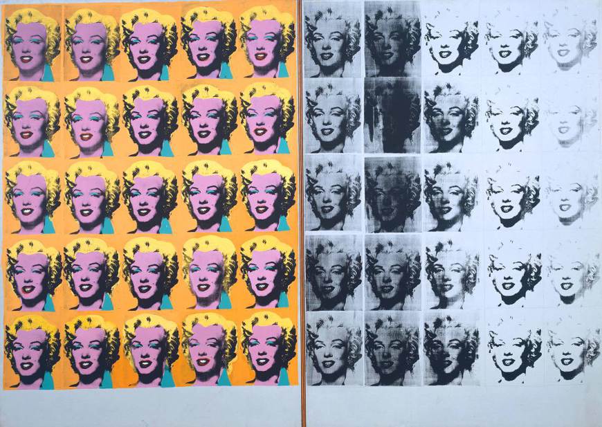 Andy Warhol. Marilyn Diptych, 1962